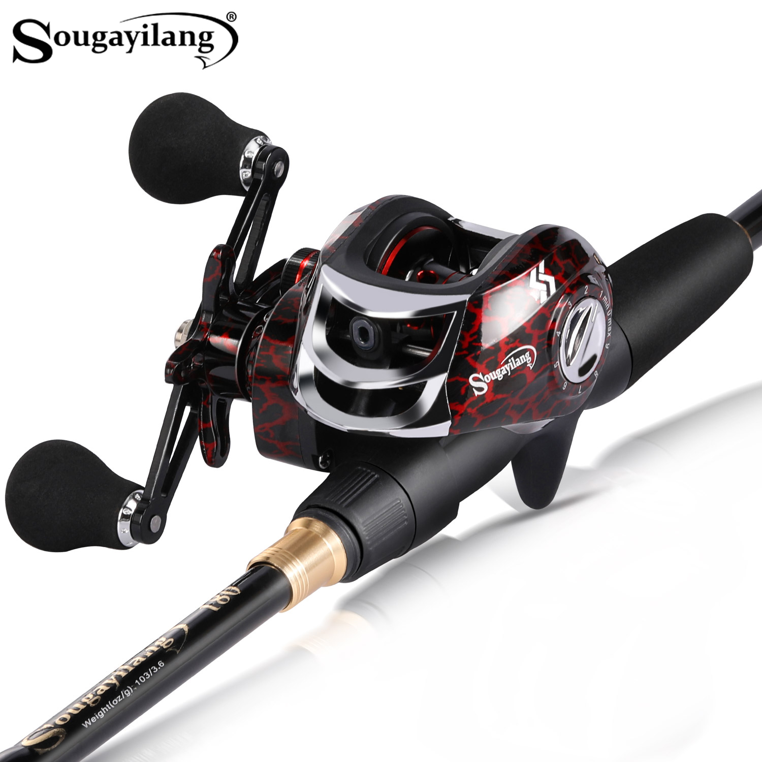 Sougayilang 1.8-2.4m Casting F - đánh giá và giá Spincast Reel